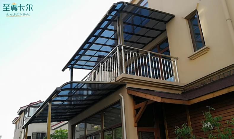 陽臺雨棚用什么材料的好？陽臺雨棚效果圖？