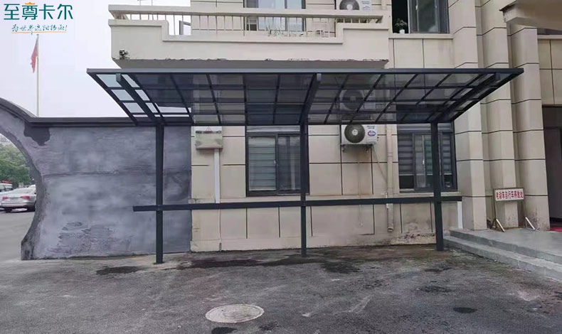 鋁合金自行車車棚設(shè)計(jì)圖？自行車棚圖片？