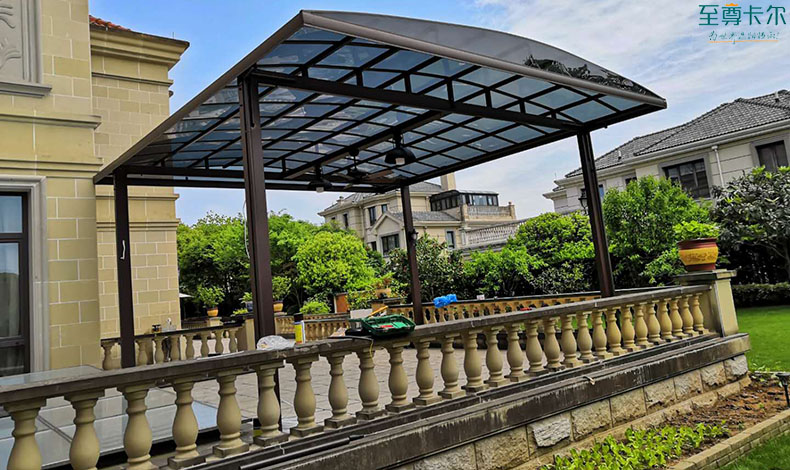 濟南章丘雨棚制作安裝廠家？陽臺遮陽棚圖片大全？